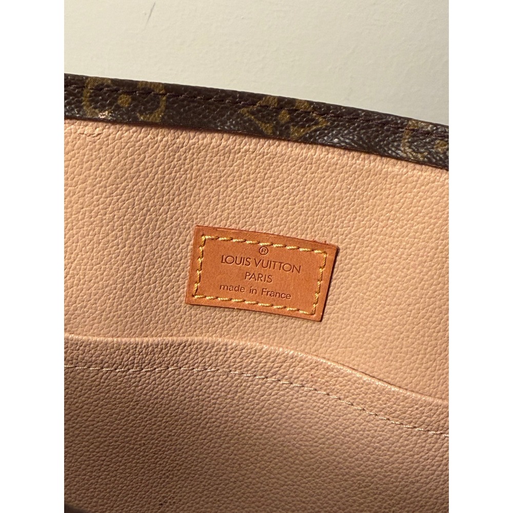 Louis Vuitton Sac Plat Monogram Canvas Tote Bag Brown M53124 Made in France - Picture 5 of 8